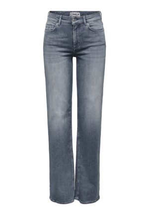 Only Onlblush Mid Straight Dnm Rea558 Noos Straight Leg Special Blue Grey Rea558