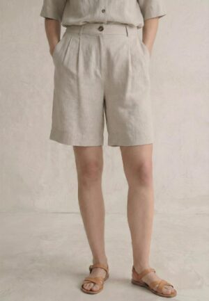 Msch Copenhagen Mschviana Ginia Hw Shorts 19659 Korte Broeken Sand Melange