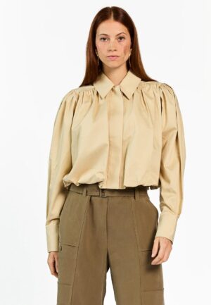 Aaiko Yuki Ten 564 Blouse 160726 Light Khaki