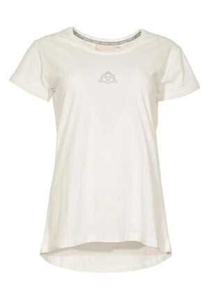 Maicazz Nonora - T-shirt Sp26.75.013 T-shirt Korte Mouw Offwhite - Silver