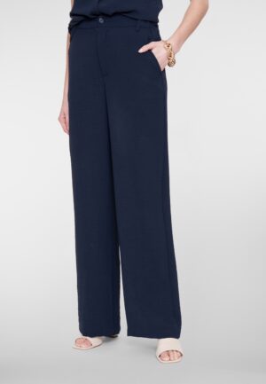 Geisha Pants Crinckle 61111-21 Broek 675 Navy
