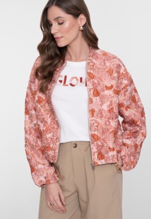 Geisha T-shirt Glow 62084-41 T-shirt Korte Mouw 10 Off-white/light Pink