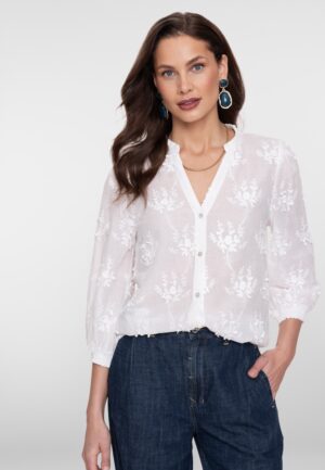 Geisha Blouse 63230-26 Blouse 10 Off-white