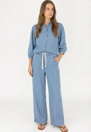 Moscow 119-05-jorn-1 Blouse 210-1 Denim Solid