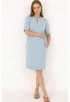 Moscow 50-06-sister Jurk 270-1 Light Denim Solid