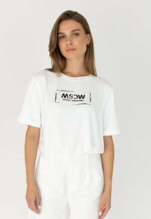 Moscow 52-04-cutlure T-shirt Korte Mouw 300-1 White Solid