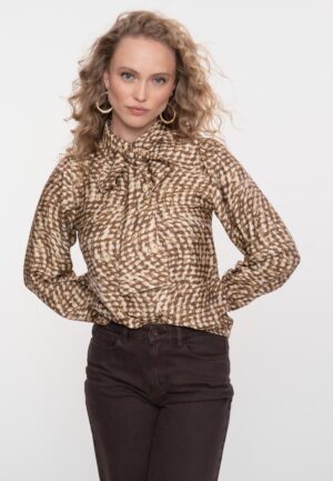 Geisha Blouse 53903-20 Blouse 775 Brown/sand