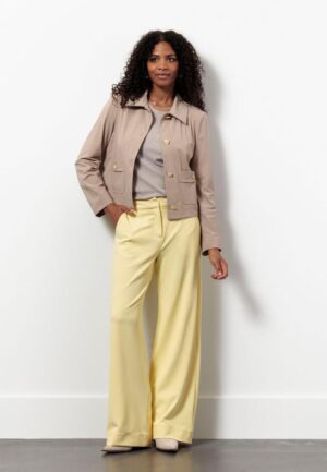 Studio Anneloes Luz Twill Trousers 13426 Broek 2100 Butter Yellow