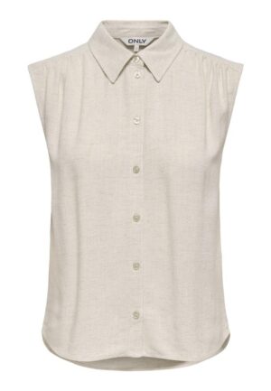 Only Onlsiesta S/l Linen Bl Shirt Pnt Noos 15367416 Blouse 4943486 Moonbeam