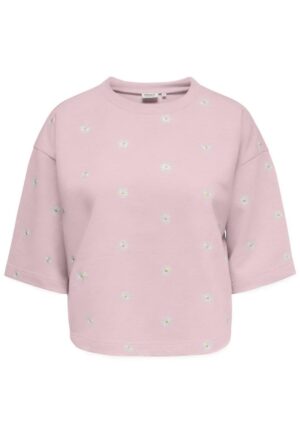 Only Onlluna 3/4 O-neck Ub Swt 15371345 Sweater 5044390 Pale Lilac Small Ditsy Cl