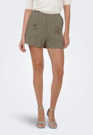 Only Onlevalou Mette Embroidery Shorts Wvn 15371120 Korte Broeken 5046820 Mermaid