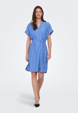 Only Onldiana S/s V-neck Dress Cs Jrs 15377883 Jurk 5054178 Ultramarine