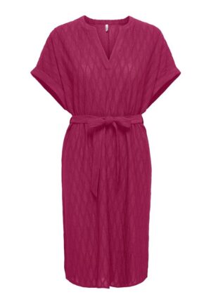 Only Onldiana S/s V-neck Dress Cs Jrs 15377883 Jurk 5066238 Sangria