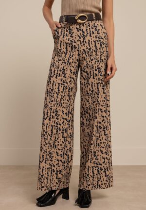 Studio Anneloes Lexie Block Trousers 13507 Broek 2269 Latte/dark Blue