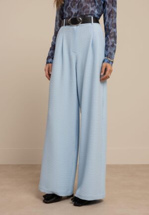 Studio Anneloes Skye Waffle Trousers 13588 Broek 7000 Pastel Blue