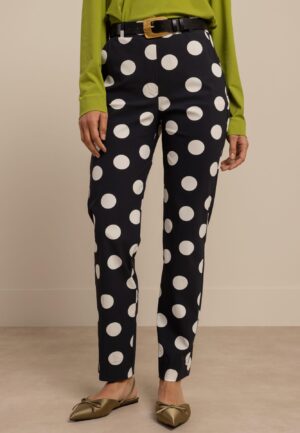 Studio Anneloes Anne Polkadot Trousers 13491 Broek 6914 Darkblue/kit