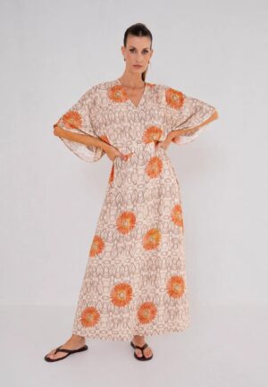 Maicazz Teyera Dress Su26.40.035 Jurk Flower Bohemian