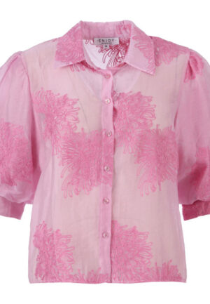 Enjoy - Roze | Dames | Blouse | Roze | XL | regular | Kamst mode