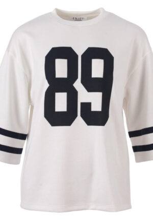 Enjoy - Wit | Dames | Trui | Wit | XL | regular | Kamst mode