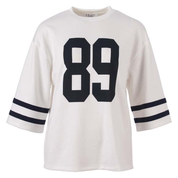 Enjoy - Wit | Dames | Trui | Wit | XL | regular | Kamst mode