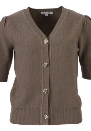 Enjoy - Bruin | Dames | Vest | Bruin | XL | regular | Kamst mode