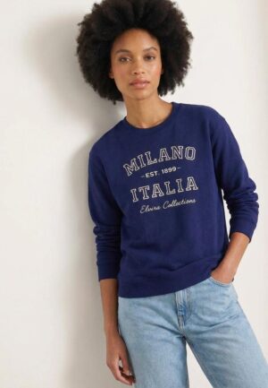 Elvira Casuals Sweater Mila E1 26-050 Sweater 100 Navy