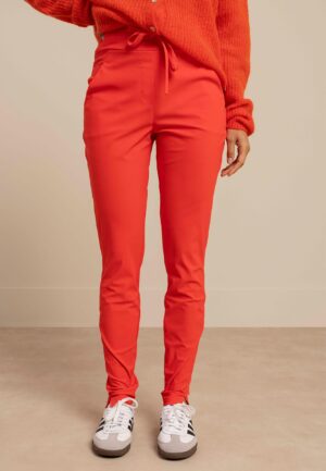 Studio Anneloes Stairdown Trousers 13633 Broek 2800 Coral Red