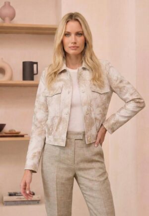 Helena Hart Blazer Jacky Foil 7742 Blazers Ecru