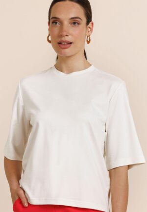 Studio Anneloes Fiore T-shirt 13686 Blouse 1700 Ecru