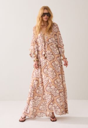 Summum Dress Art Deco Print 5s1604-12121 Jurk 120 Multicolour