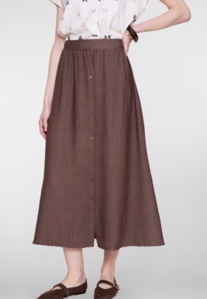 Geisha Skirt Long Solid 66340-70 775 Brown
