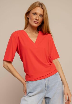 Studio Anneloes Inge Travel Tee 13635 T-shirt Korte Mouw 2800 Coral Red