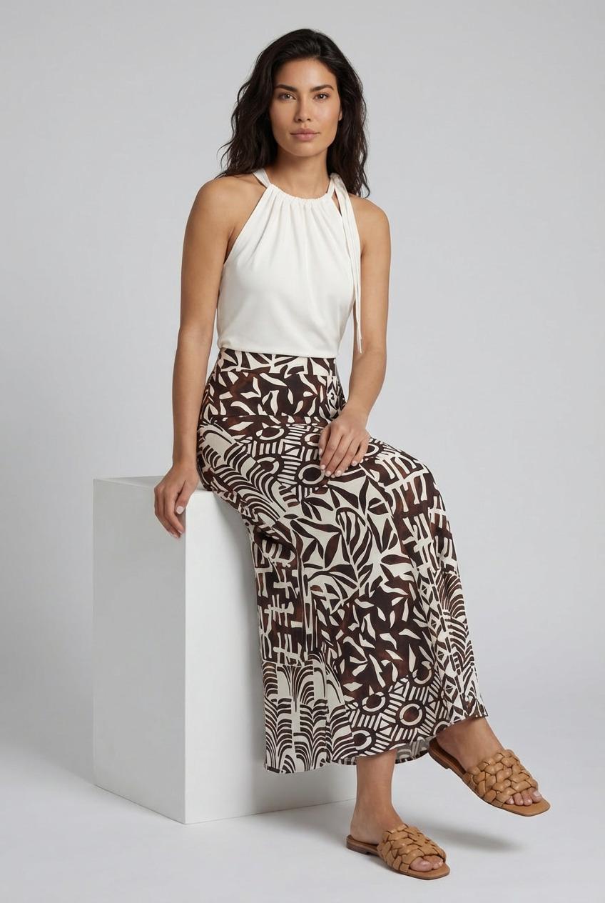 Helena Hart Rok Jay Vinty 7798 Skort Choco