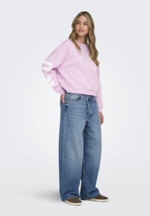 Only Onlsweat L/s Back/sleeve Print Swt Noos Sweater Winsome Orchid