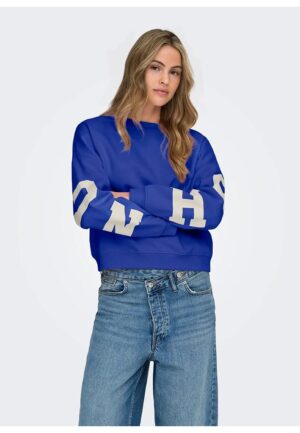 Only Onlsweat L/s Back/sleeve Print Swt Noos Sweater Surf The Web