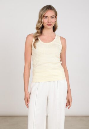 Nukus Steffie Singlet Nks01169 Tops En Singlets 121 Offwhite/sun