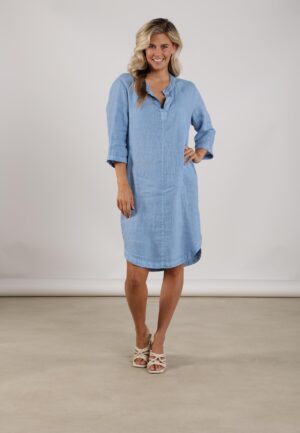 Nukus Kate Dress Mix Nks14015 Jurk 312 Cloudy