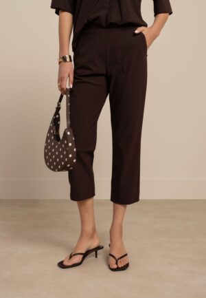 Studio Anneloes Anne Capri Trousers 13813 Capri 8700 Espresso