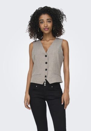 Only Onllinda S/l Mel Fit Waistcoat Tlr Noos Gilets Fungi
