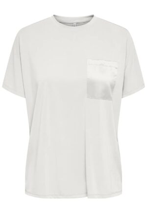 Only Onlfree S/s Pocket Top Jrs Tops En Singlets Cloud Dancer