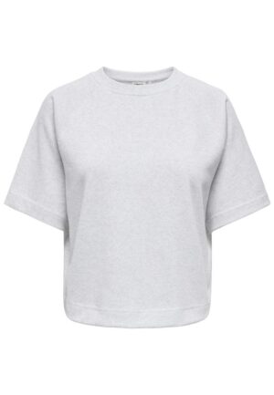 Only Onlofelia Ss Raglan Ub Cc Swt 15377588 Trui Korte Mouw 5050953 Light Grey Melange