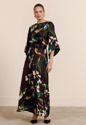 Studio Anneloes Tamara Satin Flower Dress 13841 Jurk 9997 Multi Color
