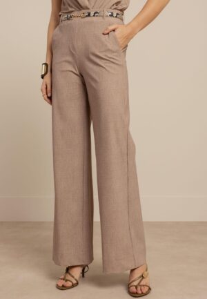 Studio Anneloes Lexie Linen Look Trousers 13856 Broek 2200 Latte