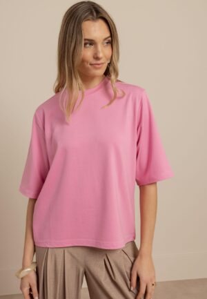 Studio Anneloes Fiore T-shirt 13913 T-shirt Korte Mouw 4400 Pop Pink