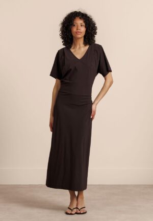 Studio Anneloes Ivey Dress 13932 Jurk 8700 Espresso
