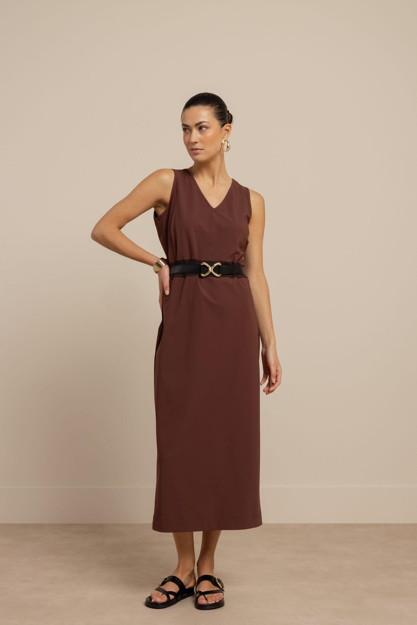 Studio Anneloes Tirza Dress 13952 Jurk 8600 Chestnut
