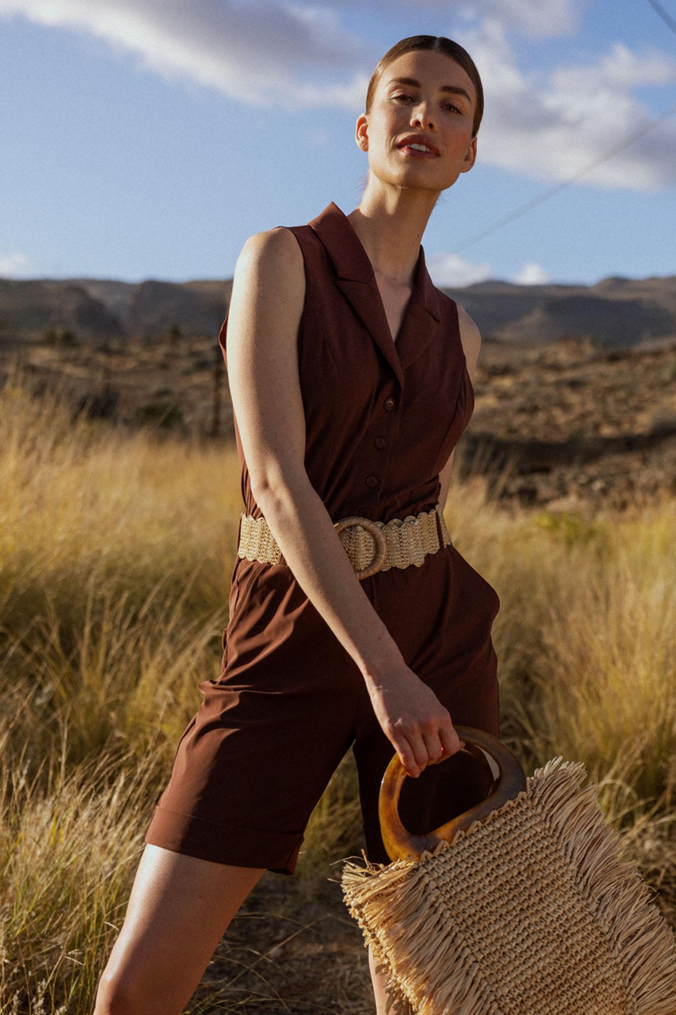 Studio Anneloes Tove Playsuit 13954 Jumpsuit 8600 Chestnut