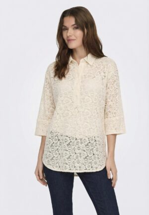 Only Onlrao 3/4 Lace Shirt Wvn Cs Longsleeves Birch