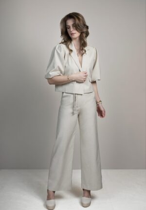 Elvira Casuals Blazer Yara E2 26-019 Blazers 1066 Sand Linen