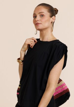 Studio Anneloes Leona Top 91541 Tops En Singlets 9000 Black